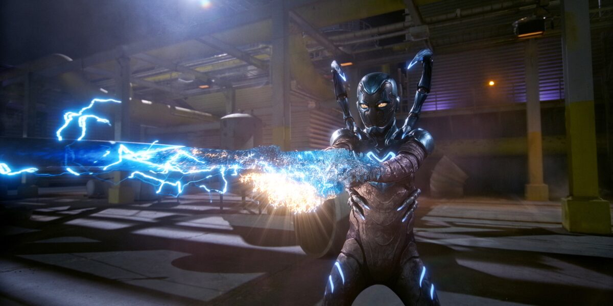 Blue Beetle reprises role Superman